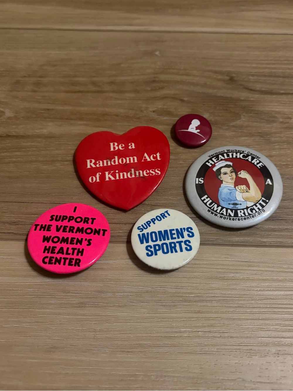 Mixed Lot of Advocacy & Medical Buttons 2